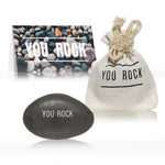 "YOU ROCK" the unique gratitude gift with custom bag + card
