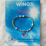 Wings to Fly Pipers Angels Colorful Bracelet - as unique as you!