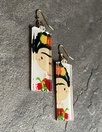 Unique Frida Half-Portrait Earrings