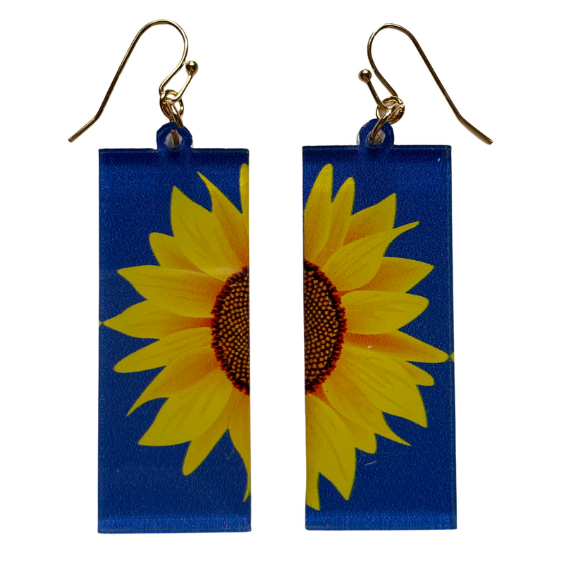 Sunflower Earrings -  Bright + Beautiful